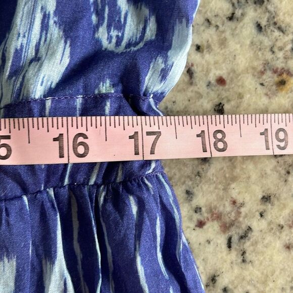 Sheridan French Britt Dress, Blue Moroccan Ikat Maxi Orig $395.00 - Picture 9 of 11